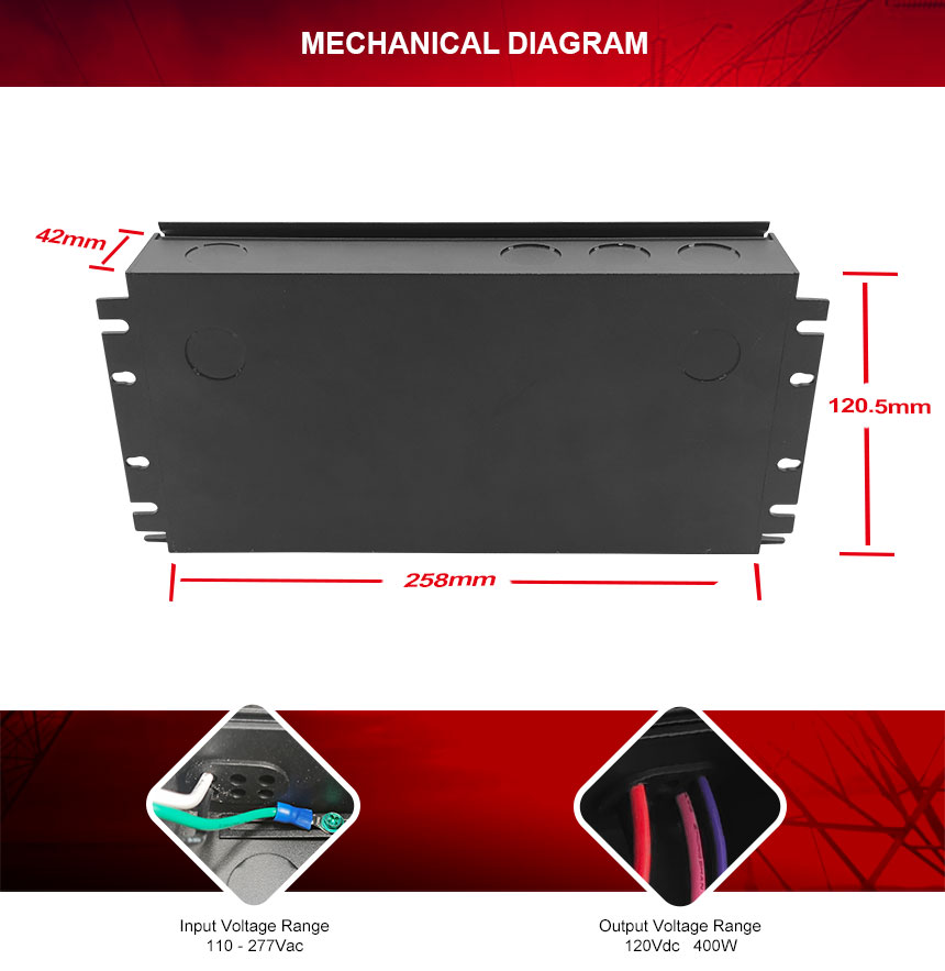 fuente de alimentación llevada 400w