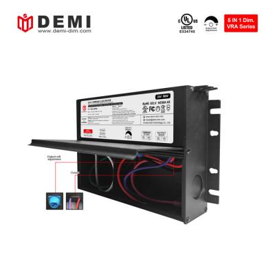 Caja de conexiones de fuente de alimentación del controlador led de voltaje constante regulable triac 24v/48v 96W y 0 10v
        