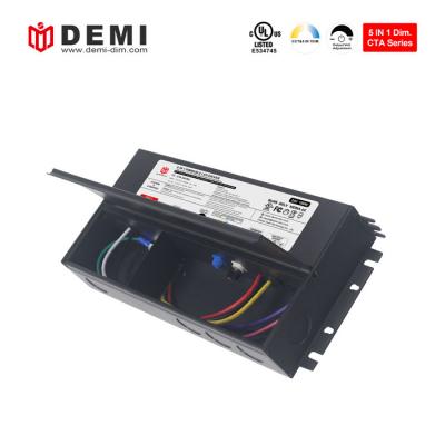 Fuente de alimentación LED regulable de 150w 24v CCT y triac/0 10v con certificación UL para exteriores