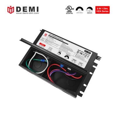 Caja de conexiones de fuente de alimentación de luz de controlador LED regulable triac de salida pwm de 120W 24V y 0 10v